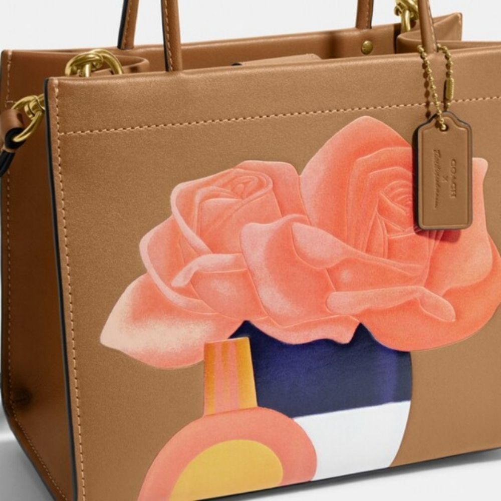 Coach Retail Limited Edtion Cashin 22 With Floral Print - FACTORY WRAPPED - Picture 2 of 11